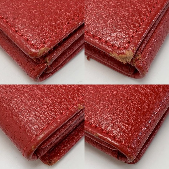 Gucci W hook Red Long Wallet C - Picture 5 of 7